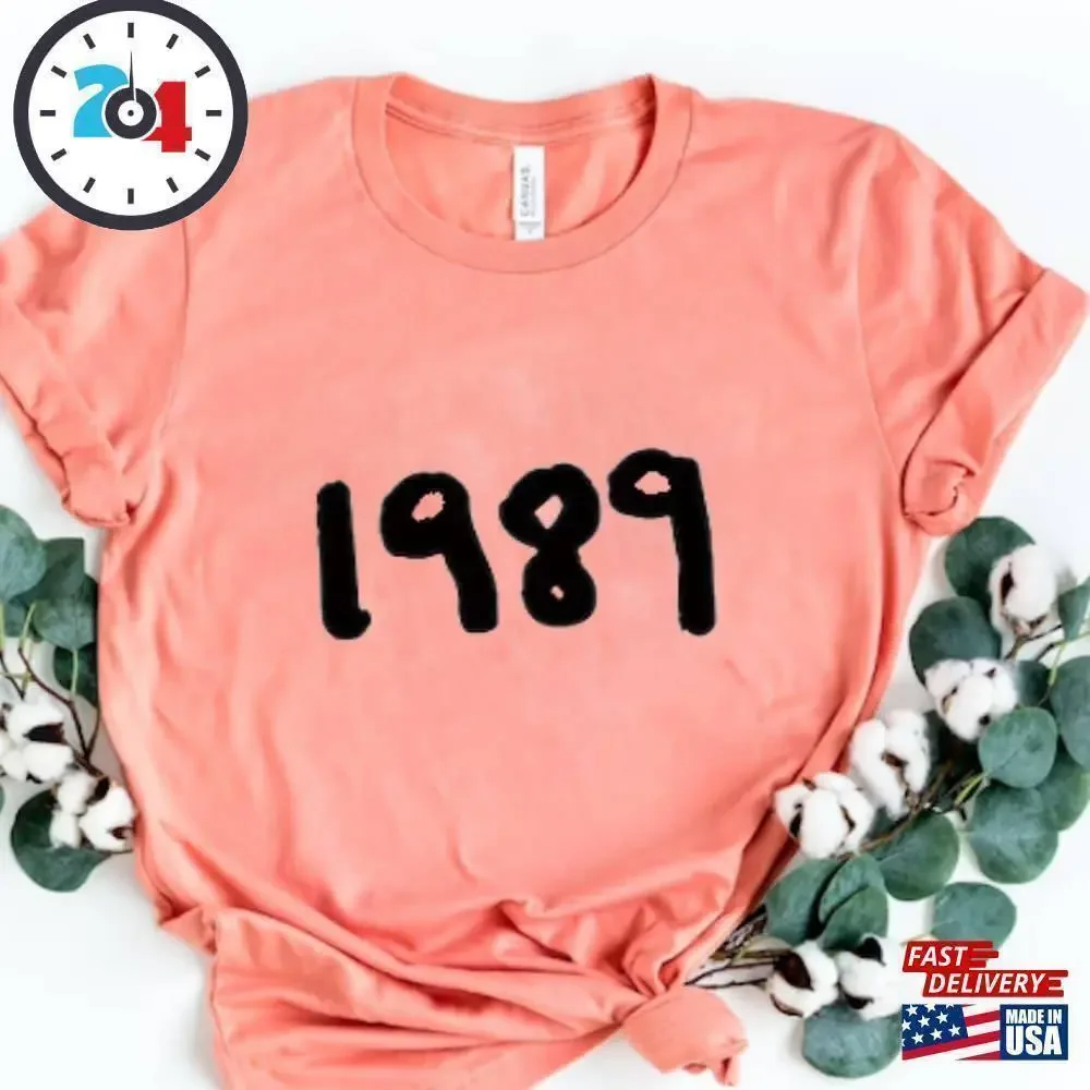 1989 Music Lover Concert Era Pop Album Fan Graphic T-Shirt